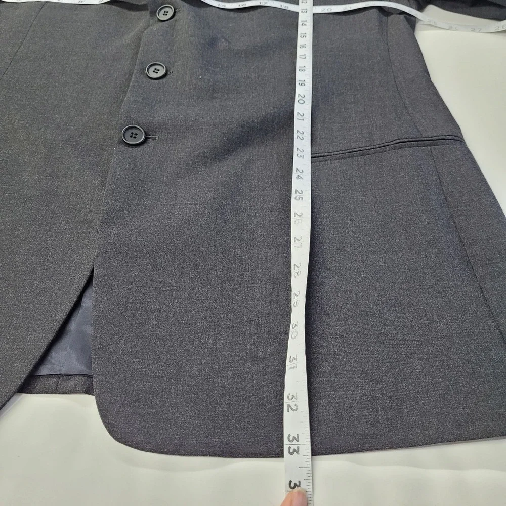 MANI Suit Men's 46R/W41‎ Gray Wool Union Made in USA New Line Dillard's $695